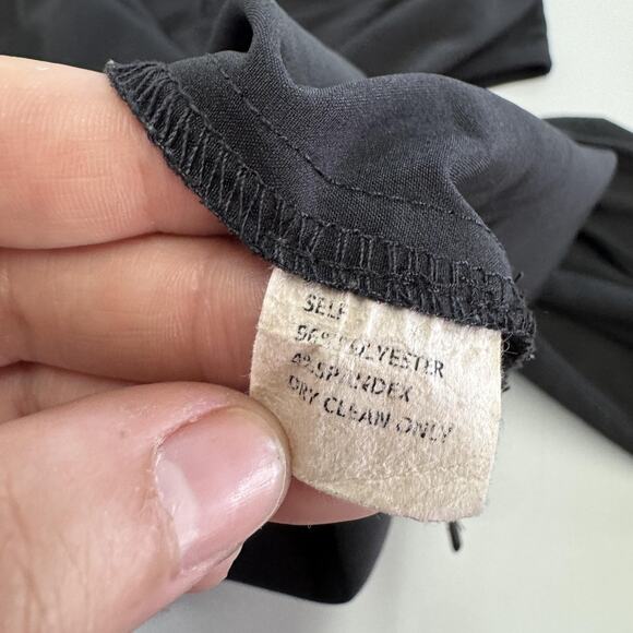 Single Los Angeles Shirt Womens Small Black Cold Shoulder Long Sleeve Blouse Top - Picture 4 of 8